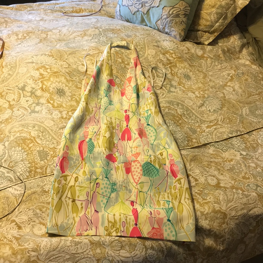 David Meister halter dress.